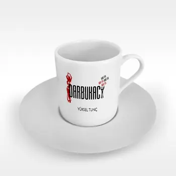 

Personalized Professional Darbukacı Turkish coffee Cup