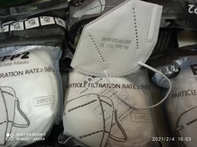 Mascarillas ffp2 de 6 capas, máscara respiradora FFP2 de seguridad, con filtración del 95%