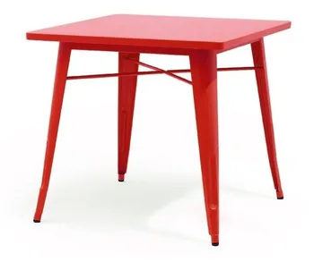 

Table TOL, steel, red, 80x80 cms