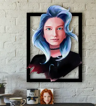 

Personalized Women 'S Abstract Caricature OF 3D Wood Tablo-25 Reliable Quality Cost Effective Gift Decoration Modern