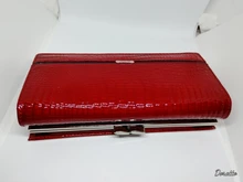 DICIHAYA-Cartera de mano en piel auténtica para mujer, billetera multifuncional, monedero, tarjetero, bolso para teléfono