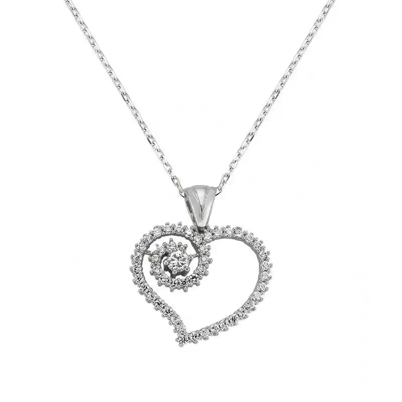 

Sterling Silver Heart Women Necklace
