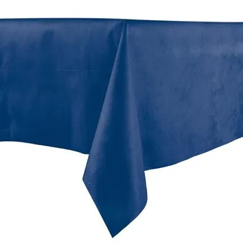 

Washable navy blue TNT tablecloth