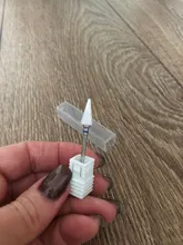 1 Uds cono de cerámica cortador de uñas taladro mm broca para fresa para manicura Burr poco de cutícula eliminar archivos de uñas de Gel polaco herramientas