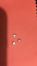 Necklace Beads Jewelry-Making Loose-Spacer Silver-Star DIY 925-Sterling-Silver Pentagram