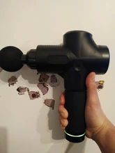 Pistola de masaje muscular de 16,8 V, masajeador de tejido profundo, 30 velocidades, de mano, Músculo de la espalda de hombros, alivio de tensión