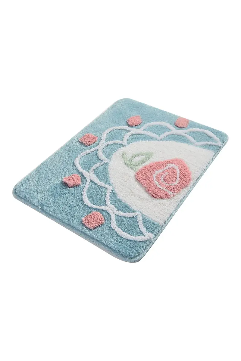 Bath Mat-mats | Mat Bath Mats Non Slip Anti Mould Mats Lace Mavi50X60 Cm