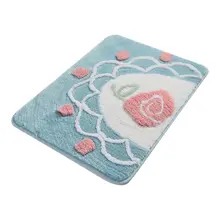 Bath Mat-mats | Mat Bath Mats Non Slip Anti Mould Mats Lace Mavi50X60 Cm