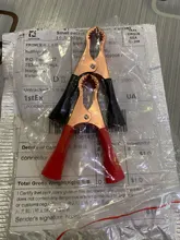 Connector-Plug Battery Caravan Alligator-Clips Test-Lead-Clips Power Crocodile Black