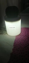 280ML Air Humidifier Soft LED Light Cactus Ultrasonic Aroma Essential Oil Diffuser 