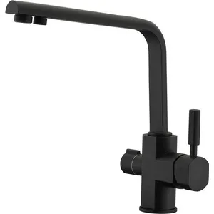 

Kitchen mixer Kaiser decor for filter, black mat (40144-9)