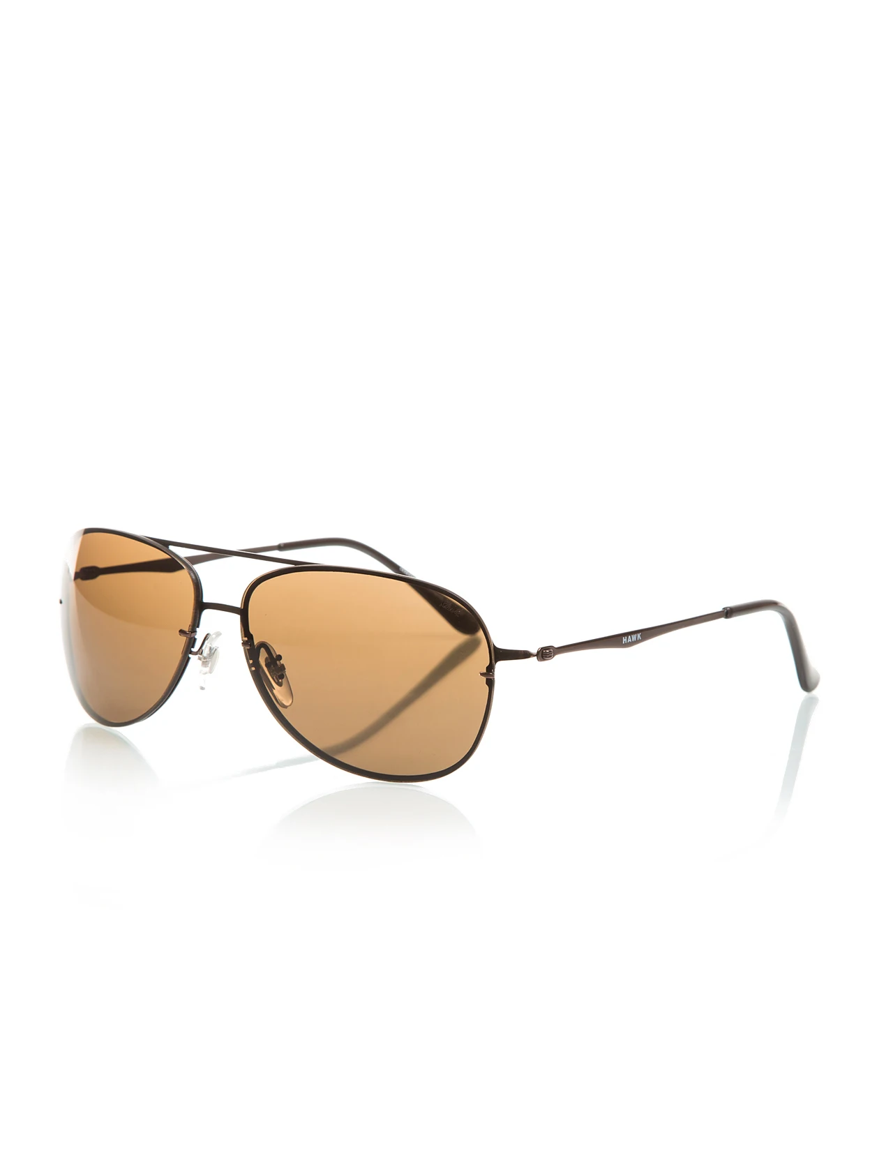 

Men's sunglasses hw 1384 03 metal Brown organic pilot 61-13-136 hawk