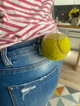 Clip de pelota de tenis profesional, soporte de pelota de tenis, Clip de cintura, soportes transparentes, equipo de entrenamiento, accesorios de pelota de tenis