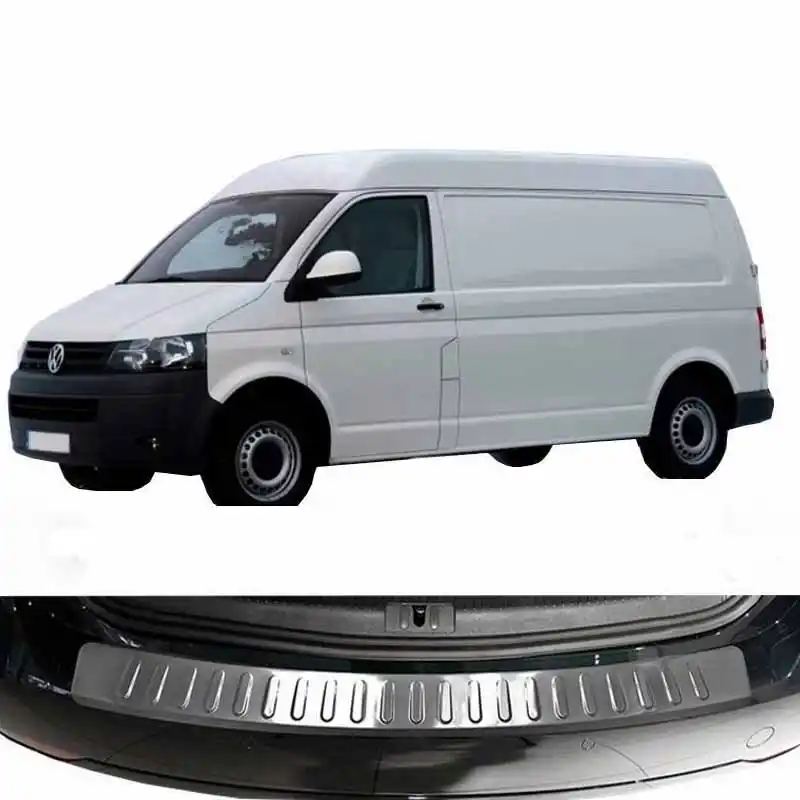 S.STEEL Chrome Rear Bumper Protector VW T4 Transporter 19952003 Vehicle Parts & Accessories Vehicle