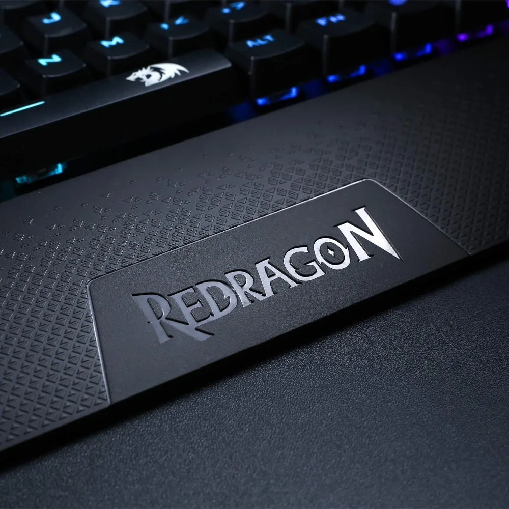 Redragon K587 волшебная палочка 87 клавиш компактная RGB TKL Механическая игровая клавиатура, клавиатура с 9 бортовыми большие клавиши, синие переключатели