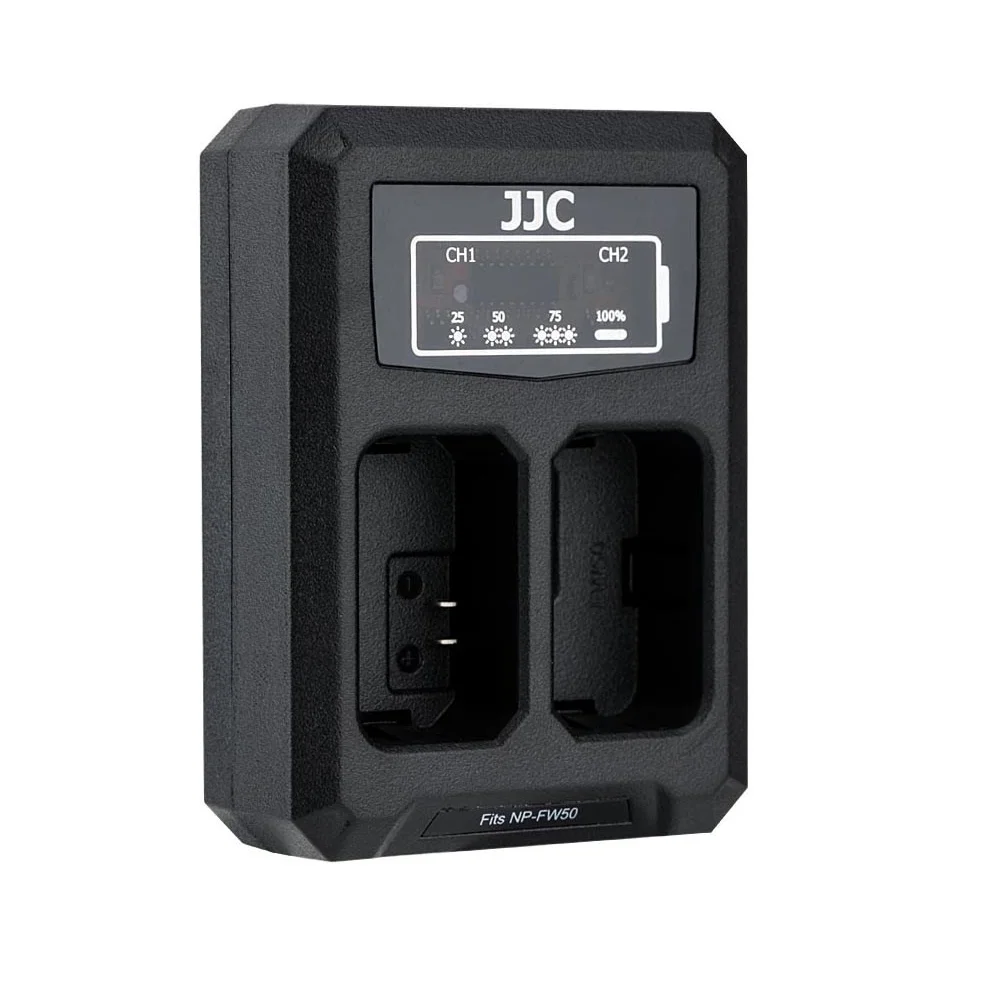 Зарядное устройство JJC DCH-NPFW50 для двух аккумуляторов Sony NP-FW50 | Электроника