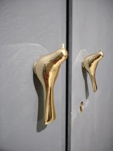 Cabinet Knobs Hanging-Hook Furniture-Handle-Decoration Door-Handles Drawer Pulls Bird