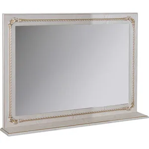

Mirror with shelf mixline Saleri 95 patina Gold (2180805274863)