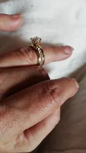 DOTIFI 316L anillos de acero inoxidable para mujeres clásico elevado 4 diente único Zirconia boda anillo de la joyería