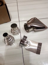 NEWACALOX-Pistola de aire caliente industrial, termorregulador LCD de 2000W, 220V, apto para enchufe de la UE, pistolas de calor con envoltura termal, boquilla de calentador