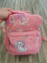 Mochila escolar de dibujos animados para niños, morral de gato rosa a la moda para chicas, bolsos de viaje para niños de 1 a 3 años