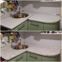 Self-Adhesive Wallpaper Vinyl-Film Kitchen Cupboard Marble Bedroom Oil-Proof Home Improvement