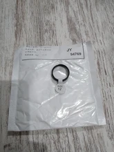 Anillo de acero inoxidable negro para hombre y mujer, joyería con abalorio, 2017