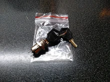 Interruptor de botón electrónico de aleación de Zinc de 12mm, interruptor de apagado, bloqueo de teléfono, interruptor de alimentación de seguridad, terminales tubulares + 2 llaves, 2 posiciones