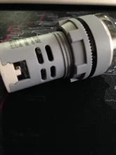 Mini voltímetro Digital redondo de 22mm, medidor de voltaje de CA 12-500V, Monitor de potencia, indicador LED, lámpara piloto, bricolaje