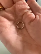 ROXI-Pendientes redondos de geometría para Mujer, aretes redondos de Plata de Ley 925, dorados, brillantes, Vintage