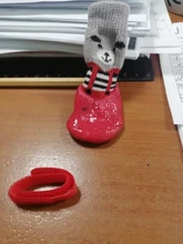 4 unids/set de algodón lindo caucho zapatos para perros impermeable antideslizante perro lluvia botas de nieve calcetines para perros grandes pequeños perros, gatos,