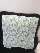 Manta de muselina de algodón y bambú de 60x60cm para bebé recién nacido, edredón para envolver recién nacidos, ropa para eructar, toalla para pañales