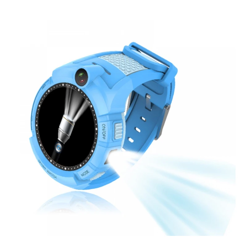 Умные детские часы с камерой и фонариком Smart GPS Watch Q360 GW600 (Голубой)|Смарт-часы| |