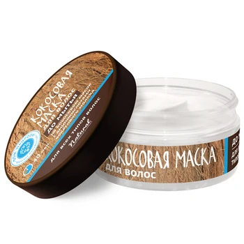 

Natural mask for hair "coconut" before washing hair