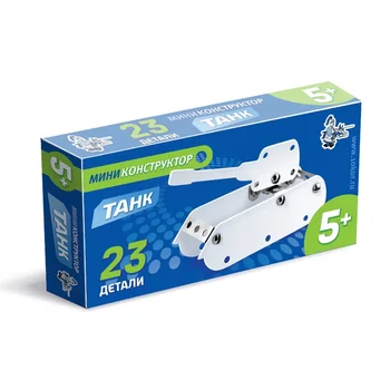 

Designer made of plastic and metal mini "tank" 23 children