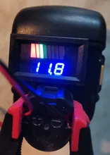 Indicador de nivel de carga de batería de coche, medidor de capacidad de batería de litio de 12V, 24V, 36V, 48V, 60V, 72V, pantalla LED, voltímetro