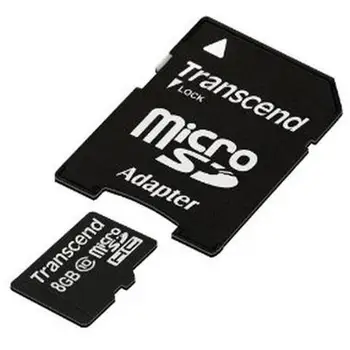 

Transcend Micro SD HC10 memory card with SD adapter 8 GBTRANSCEND12.71