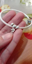 Nuevo 925 Plata niño niña de copo de nieve cazador de sueños de plumas oso zorro estrella del cielo cuentas Original pulsera de abalorios Pandora para manualidades joyería