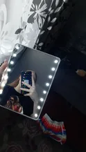 Makeup-Mirror Stand Battery-Operated with 8/16 Leds Cosmetic Touch Dimmer Espejo 