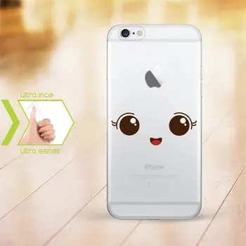 

Personalized iPhone 6-6 Plus Thin Transparent Silicone Phone Cover (Face Temalı-2)