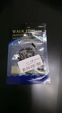 WALK FISH-flotadores de Pesca de 30 unids/lote, bloqueo de equipo de Pesca de deriva de rotación, accesorio de bobber de cobre + herramientas de goma, flotadores de Pesca