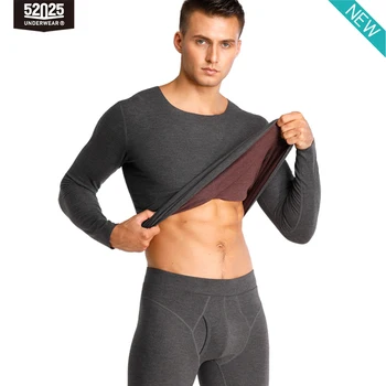 

52025 Men Thermal Underwear Women Thermal Underwear Reversible Double-sided Warm Seamless Premium Quality Long Johns Men Thermal
