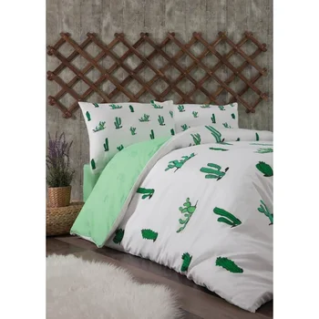 

All Home by Zorluteks Double Duvet Cover Set - Cactus