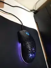 RGB Gaming Mouse Ergonomic-Mice Computer-Gamer Honeycomb-Shell Lightweight Delux M700