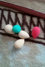5 unids/set venta al por mayor Mini esponja de maquillaje forma de huevo maquillaje suave Fundación puff corrector mezclado maquillaje cosmético esponja