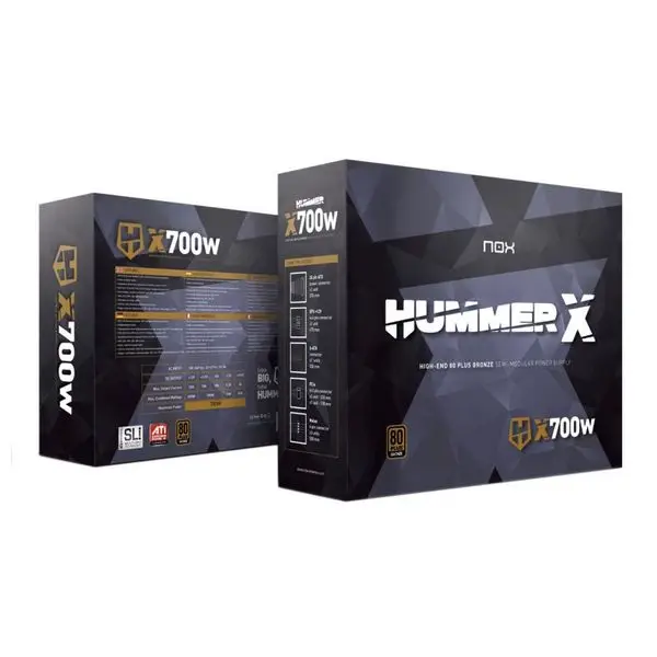 Игровой блок питания NOX NXHUMMERX700WBZ 700W