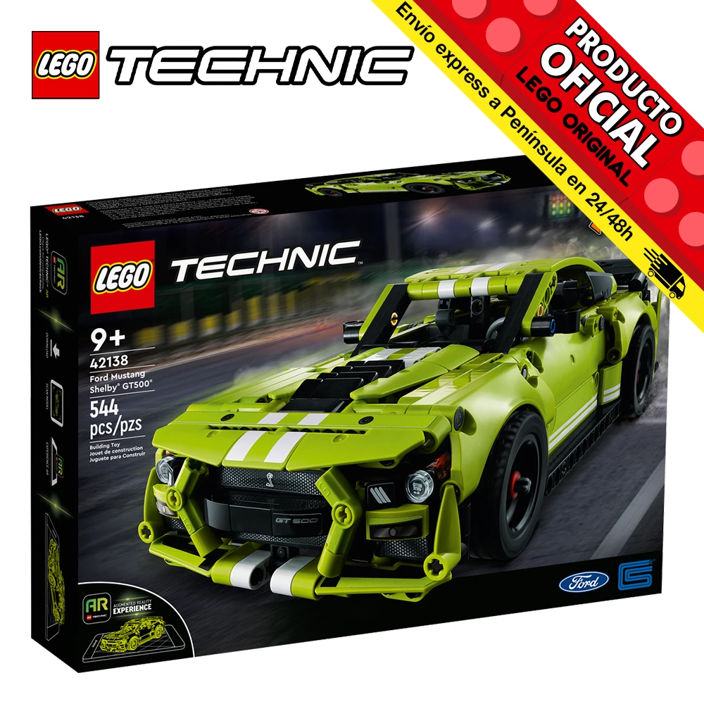 Lego Technic Ford Mustang Shelby GT500 42138, Juguetes para niños, niñas,  figuras, años, bloques, piezas, original, licencia oficial, tienda, regalo,  bricks, ladrillos| | - AliExpress