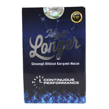 

night longer ginseng herbal blend paste contınuous performance vip high pleasure 125Gr Turkish Horny Goat Epimedium Ginseng Men