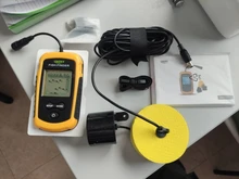 El Envío Gratuito! FFC1108-1 Venta Caliente de Alarma 100 M Portable Sonar LCD Buscador de Buscadores de Los Pescados señuelo de la Pesca de Pesca Ecosonda