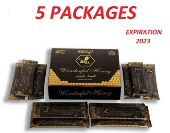 

Wonderful Honey Natural Aphrodisiac, 15 g X 12 pieces (expiration date:2023) 5 PACKAGES
